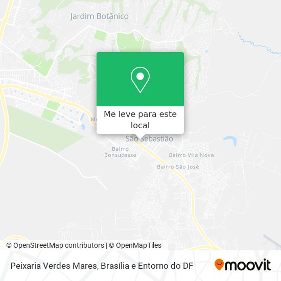 Peixaria Verdes Mares mapa
