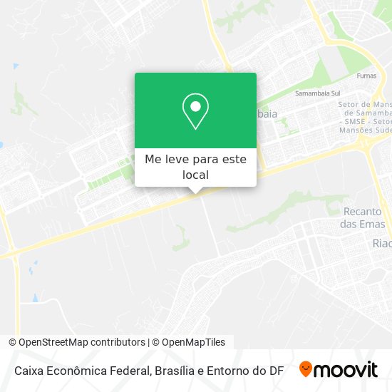 Caixa Econômica Federal mapa