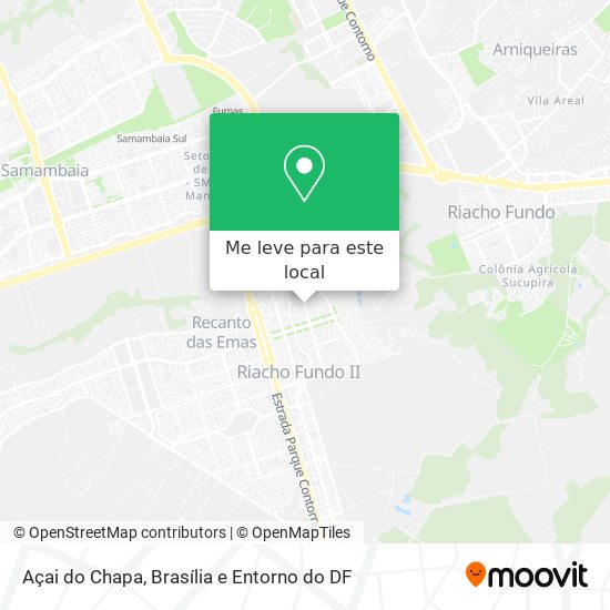 Açai do Chapa mapa