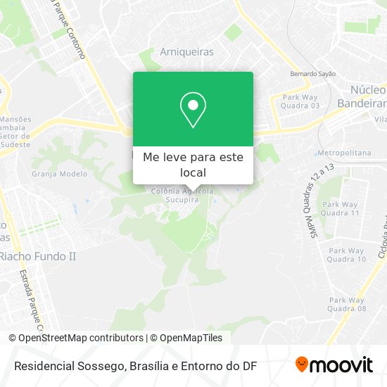 Residencial Sossego mapa