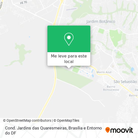 Cond. Jardins das Quaresmeiras mapa
