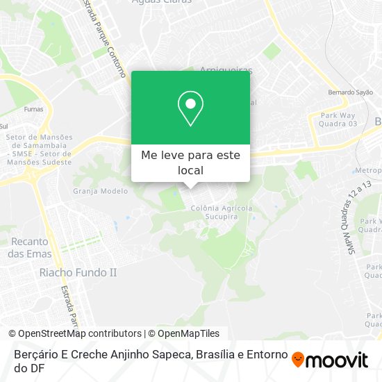 Berçário E Creche Anjinho Sapeca mapa