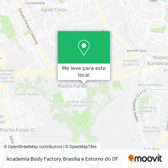 Academia Body Factory mapa