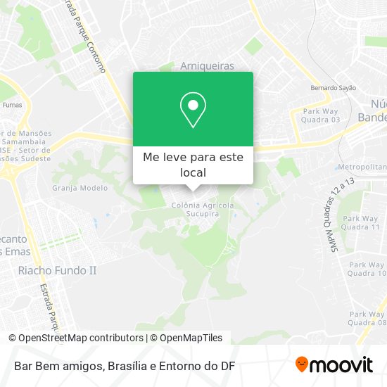 Bar Bem amigos mapa