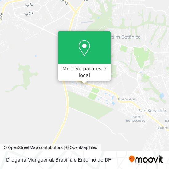 Drogaria Mangueiral mapa