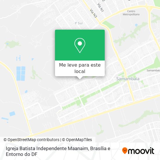 Igreja Batista Independente Maanaim mapa