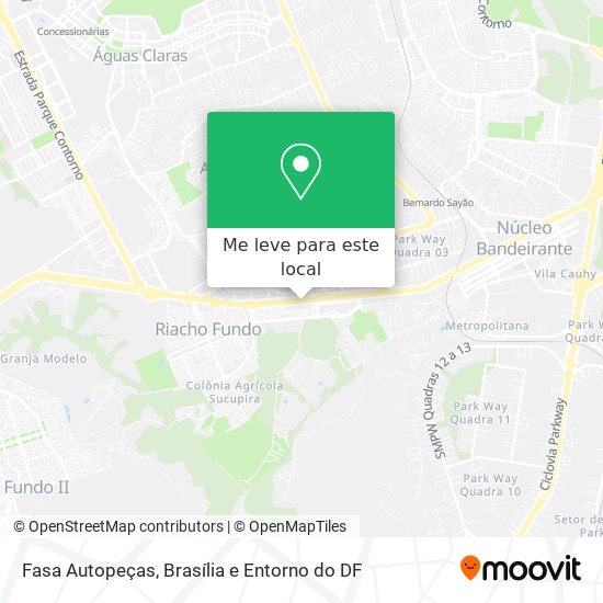 Fasa Autopeças mapa