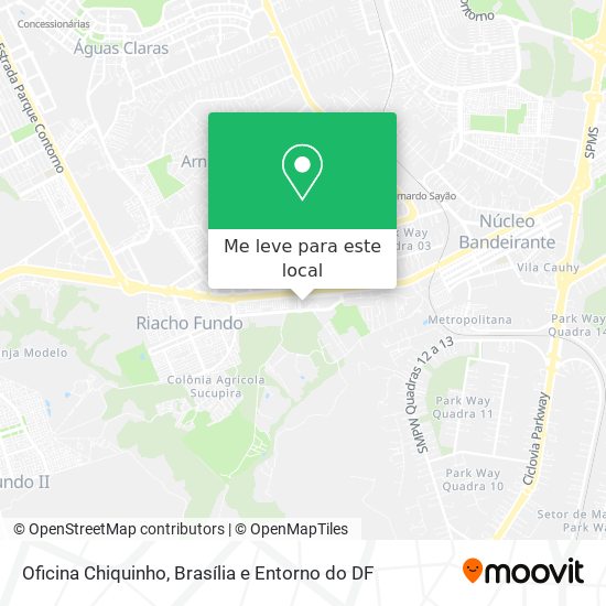 Oficina Chiquinho mapa