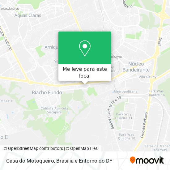 Casa do Motoqueiro mapa
