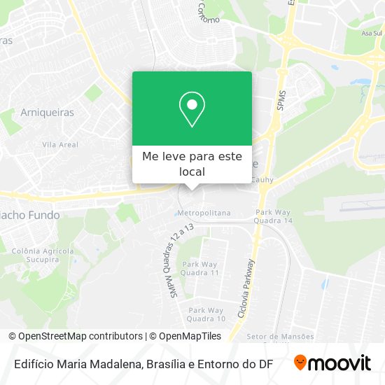 Edifício Maria Madalena mapa
