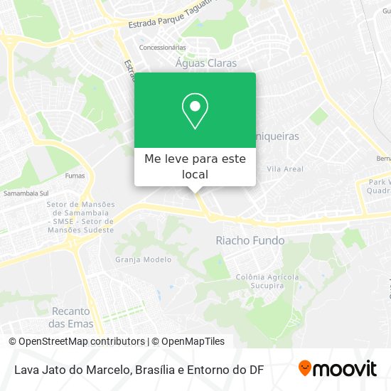 Lava Jato do Marcelo mapa