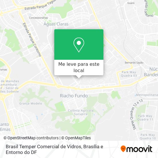 Brasil Temper Comercial de Vidros mapa