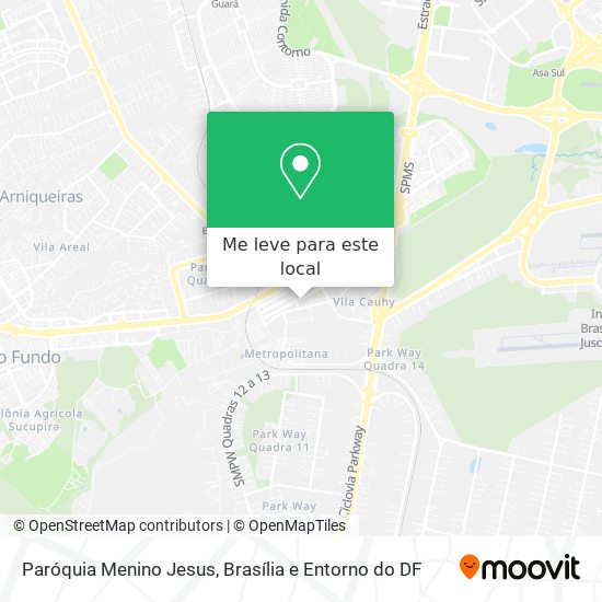 Paróquia Menino Jesus mapa