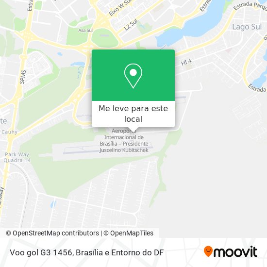 Voo gol G3 1456 mapa