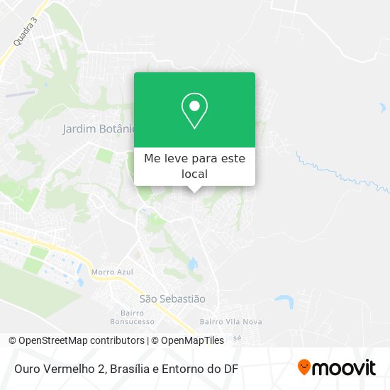 Ouro Vermelho 2 mapa