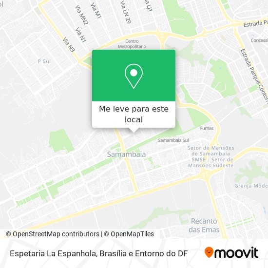 Espetaria La Espanhola mapa