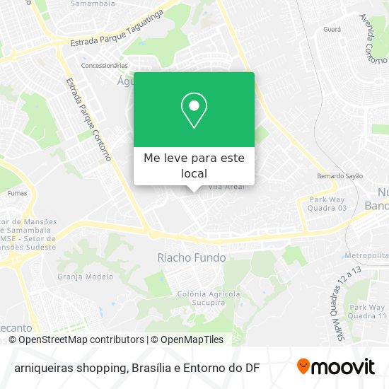 arniqueiras shopping mapa