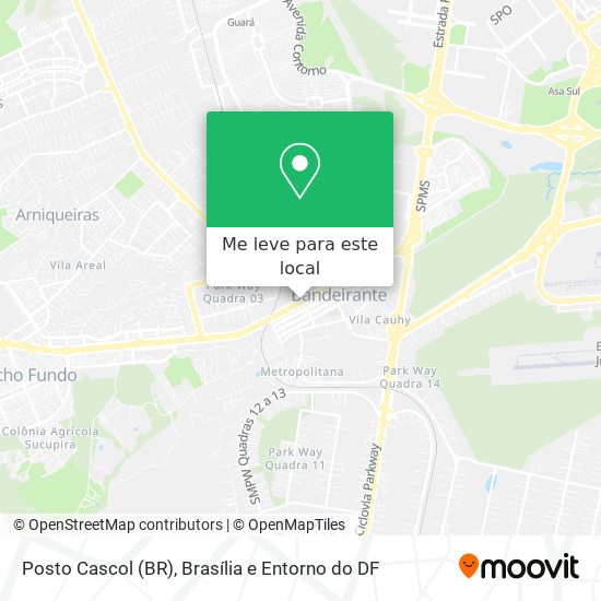 Posto Cascol (BR) mapa