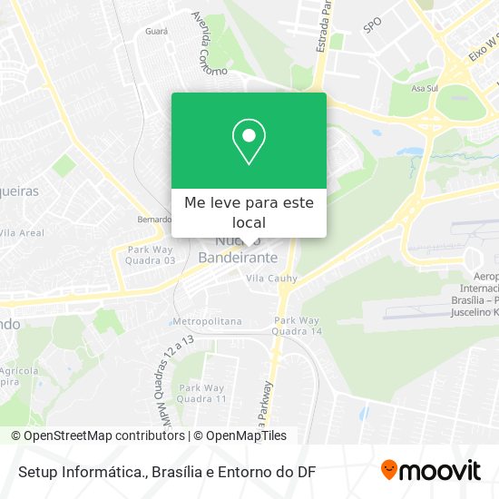 Setup Informática. mapa