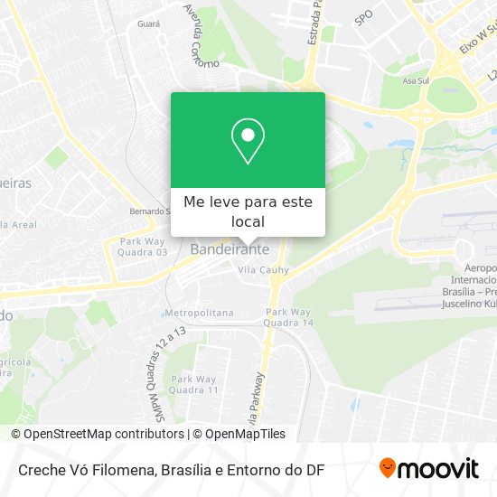 Creche Vó Filomena mapa
