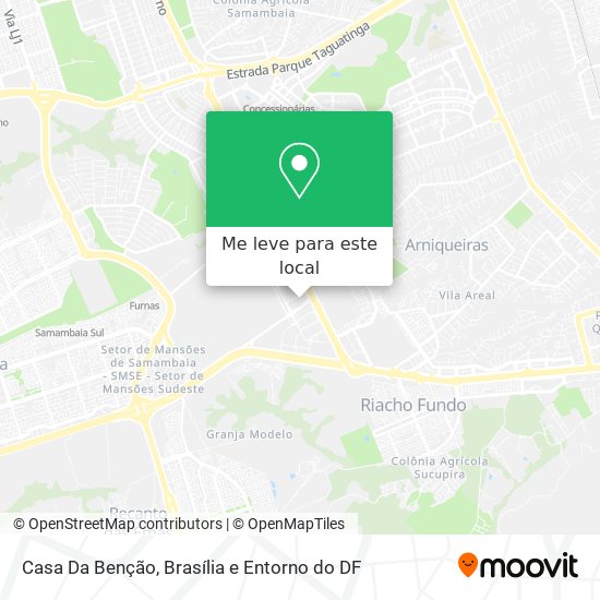 Casa Da Benção mapa
