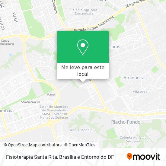 Fisioterapia Santa Rita mapa