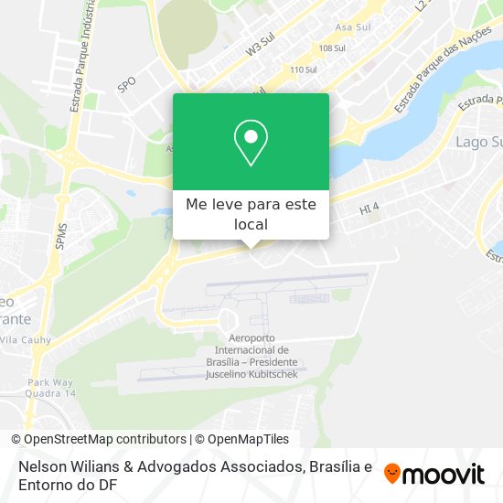 Nelson Wilians & Advogados Associados mapa