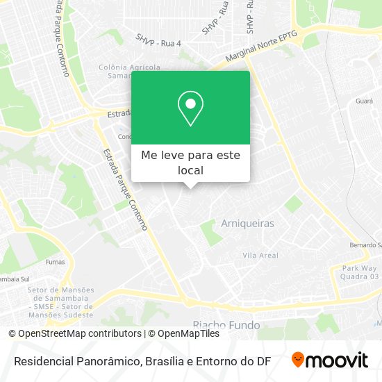 Residencial Panorâmico mapa