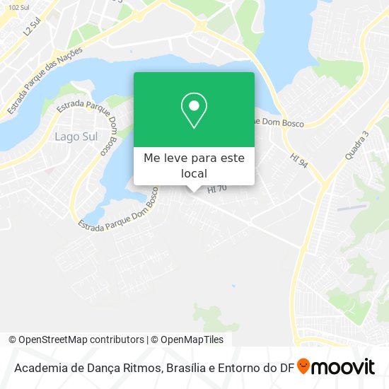 Academia de Dança Ritmos mapa