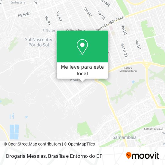Drogaria Messias mapa