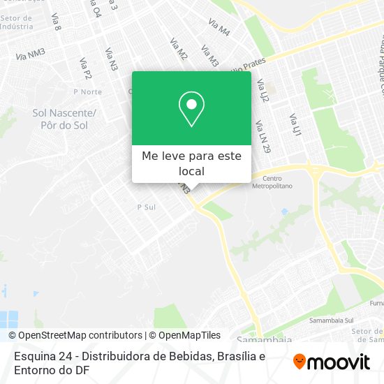 Esquina 24 - Distribuidora de Bebidas mapa