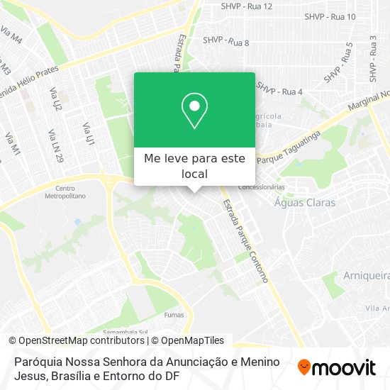 Paróquia Nossa Senhora da Anunciação e Menino Jesus mapa