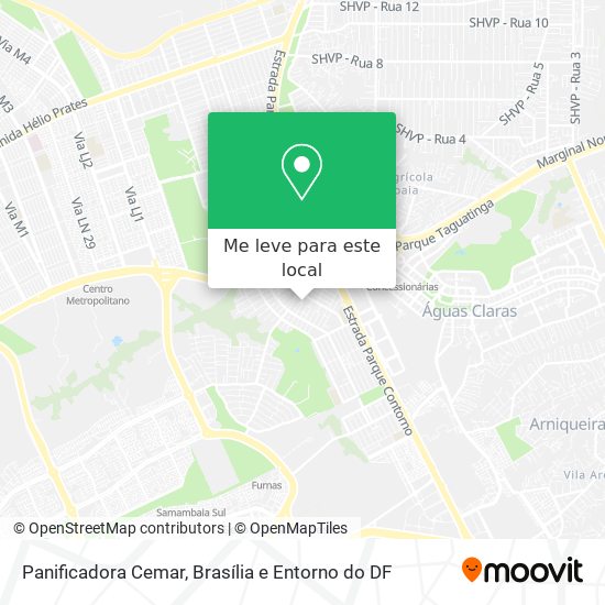 Panificadora Cemar mapa