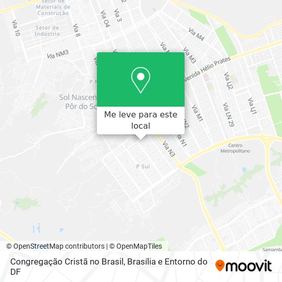 Congregação Cristã no Brasil mapa