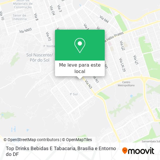 Top Drinks Bebidas E Tabacaria mapa