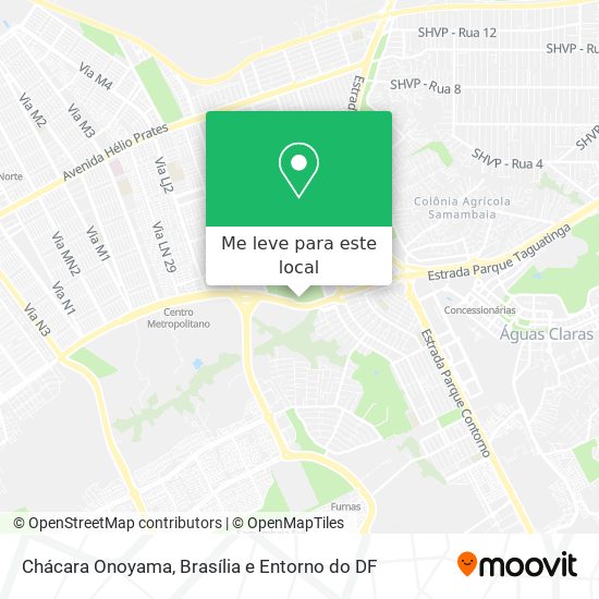 Chácara Onoyama mapa
