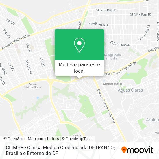 CLIMEP - Clinica Médica Credenciada DETRAN / DF mapa