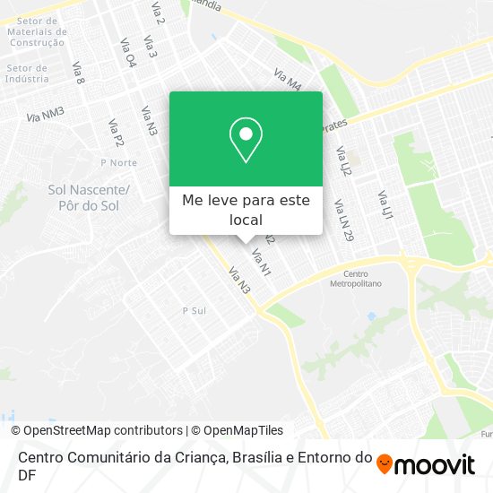 Centro Comunitário da Criança mapa