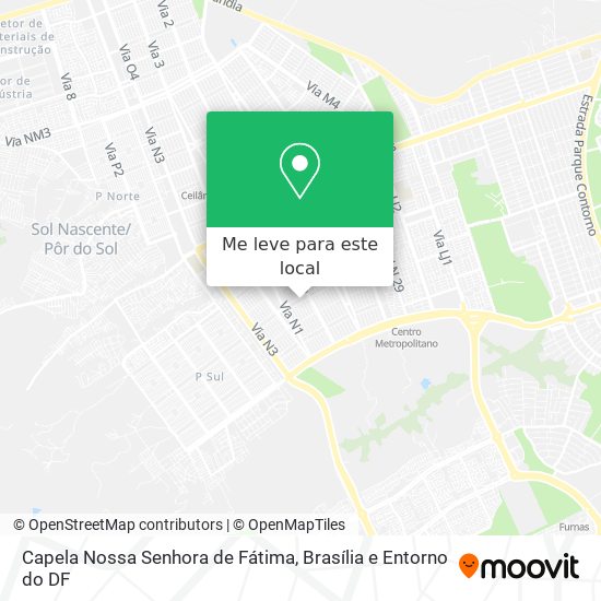 Capela Nossa Senhora de Fátima mapa