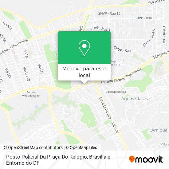 Posto Policial Da Praça Do Relógio mapa