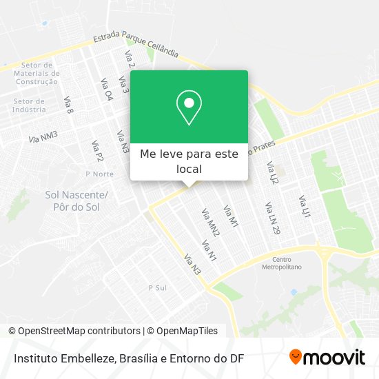 Instituto Embelleze mapa