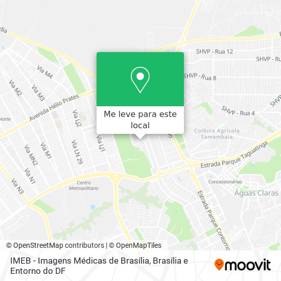 IMEB - Imagens Médicas de Brasília mapa