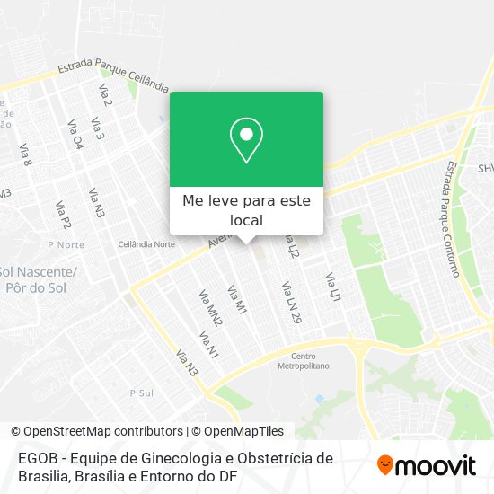 EGOB - Equipe de Ginecologia e Obstetrícia de Brasilia mapa