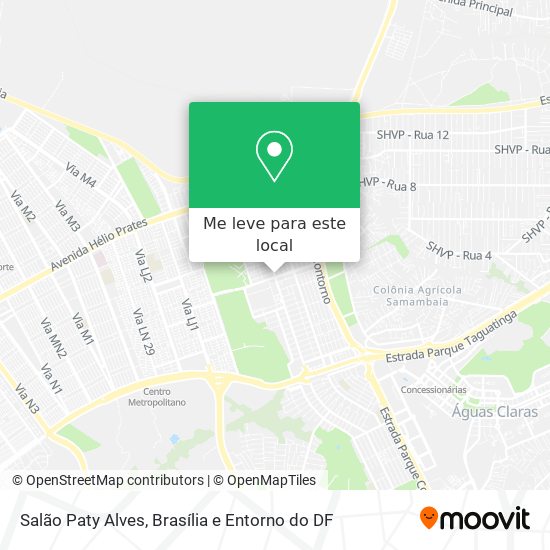 Salão Paty Alves mapa