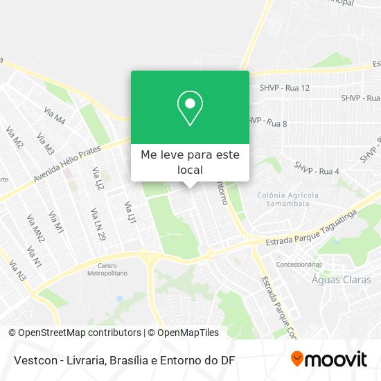 Vestcon - Livraria mapa
