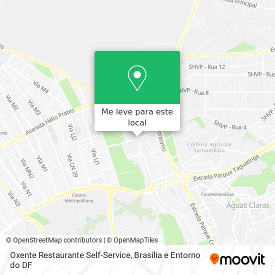 Oxente Restaurante Self-Service mapa
