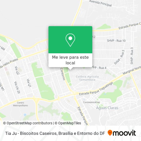 Tia Ju - Biscoitos Caseiros mapa