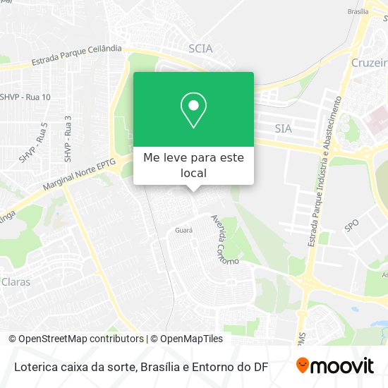 Loterica caixa da sorte mapa