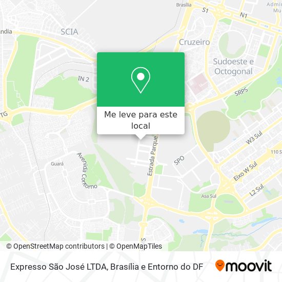 Expresso São José LTDA mapa