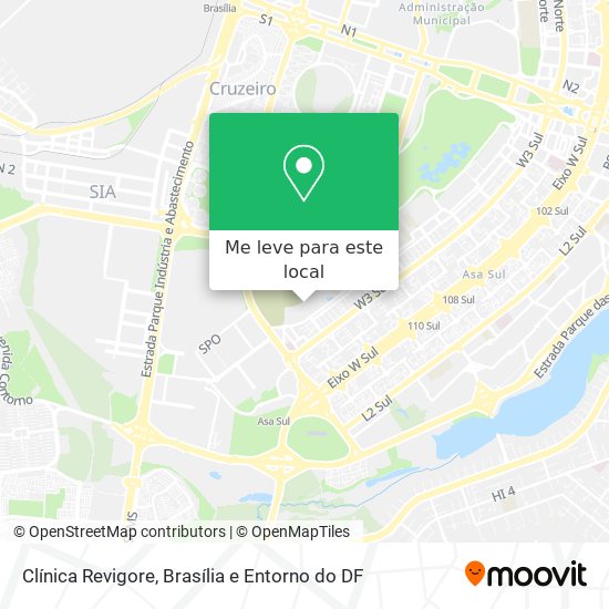 Clínica Revigore mapa